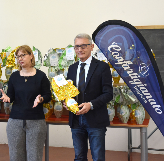 Confartigianato: donate le uova di Pasqua agli ospiti dell’Istituto Vittoria Razzetti