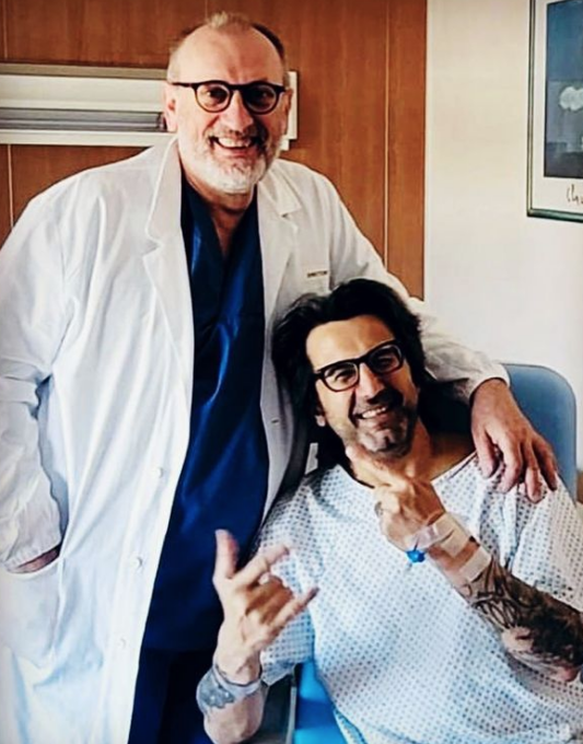 Omar Pedrini: il “grazie” all’equipe medica dopo il quinto intervento al cuore in due anni