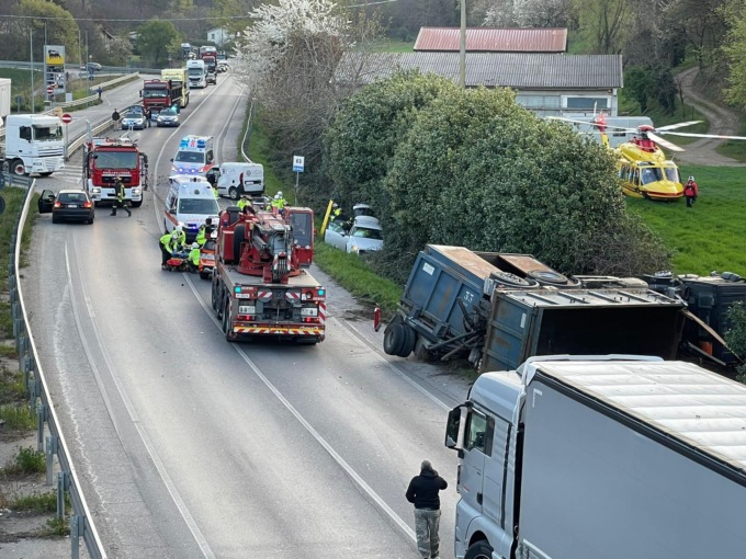 Sinistro a Gavardo, traffico in tilt