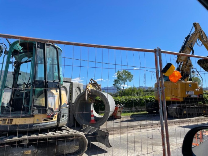 Iniziati i lavori per la sistemazione delle fognature a Clusane