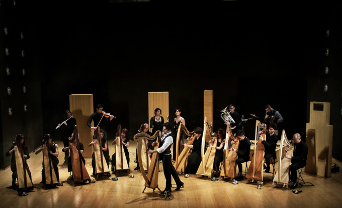 Celtic Harp Orchestra in scena al Vittoriale degli Italiani
