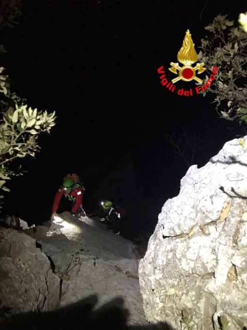 Escursionisti in difficoltà recuperati nella notte sul Monte Castello