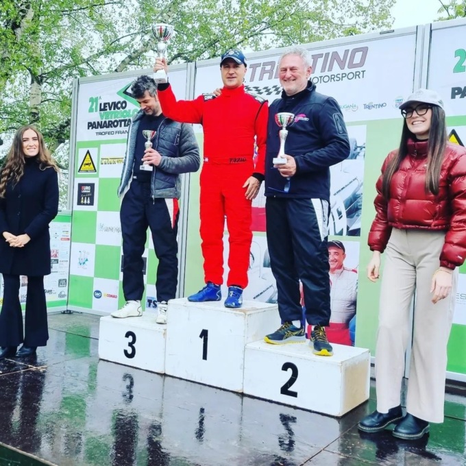 Levico Vetriolo Panarotta, protagonista il pilota bresciano Luciano Moscardi