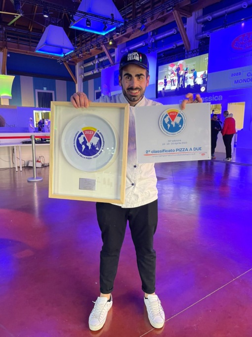 Giuseppe Villani è il vice campione del mondo dei pizzaioli