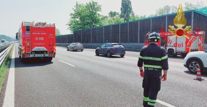 Incidente in A4: soccorsi tra Brescia Est e Desenzano