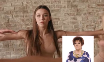 Claudia Alfinito ballerina nel video della nuova canzone di Orietta Berti