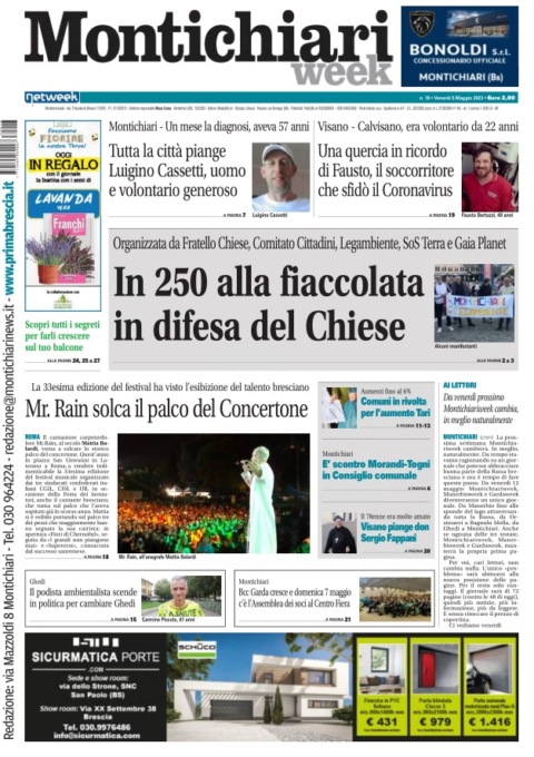 MontichiariWeek è in edicola