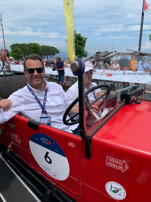 Mille Miglia, il passaggio a Desenzano del Garda