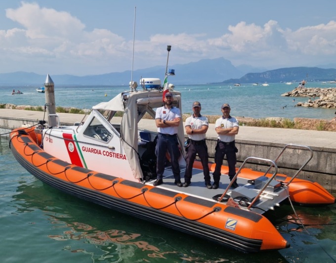 Guardia Costiera: mezzi navali da Salò rischierati a Lazise