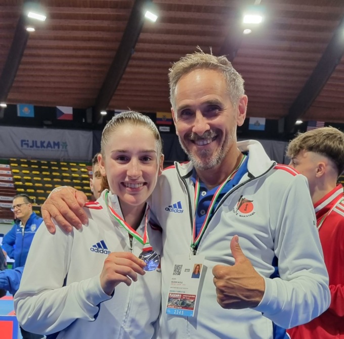 Karate Nakayama Rezzato: medaglia d’argento per Nicole Delbono