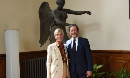 Brescia: la sindaca Castelletti incontra in Loggia l'Ambasciatore di Germania a Roma