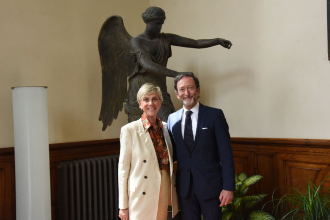 Brescia: la sindaca Castelletti incontra in Loggia l’Ambasciatore di Germania a Roma