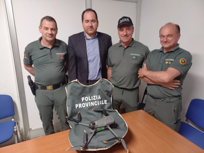 I droni della polizia provinciale di Brescia in supporto alle popolazioni dell’Emilia Romagna