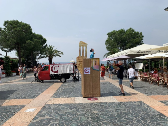 Flash mob per Maria Callas a Sirmione