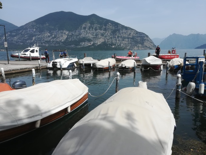 Scattano le ricerche per un uomo disperso a Iseo