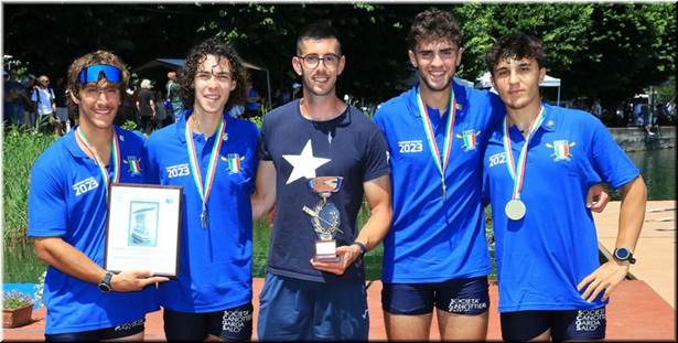 La Canottieri Garda Salò brilla ai Campionati Italiani di Canottaggio