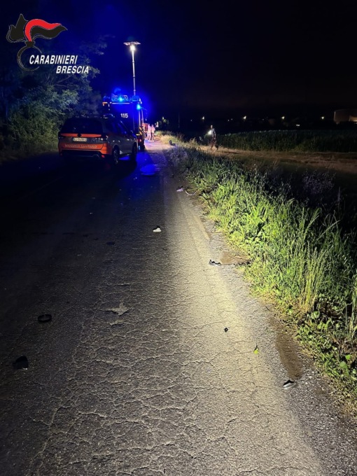 Moto travolge monopattino, muore un 38enne