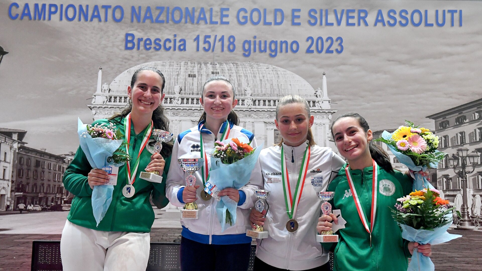 podio sciabola femminile silver