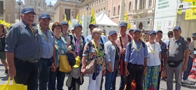 Villaggio della solidarietà a Roma: presenti anche i senior Coldiretti Brescia