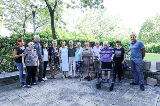 La sindaca Laura Castelletti in visita al Centro diurno San Bartolomeo