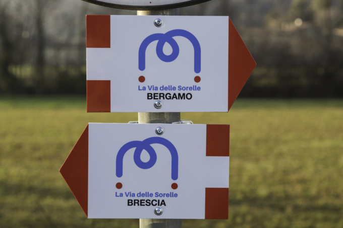 La staffetta dell’Aido sulla Via delle Sorelle per unire Brescia e Bergamo con la solidarietà