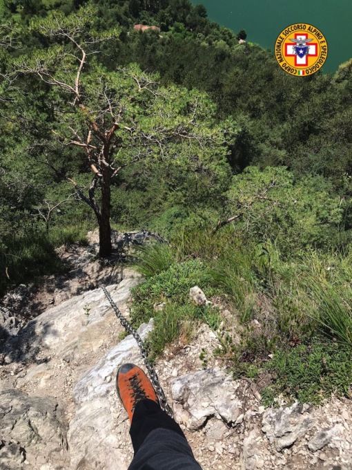 Precipita dalla ferrata Crench, paura per una 50enne