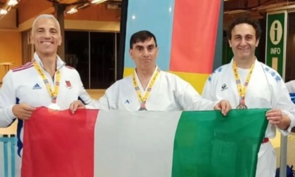 European Master Games 2023: Karate Nakayama conquista un oro, un argento e un bronzo