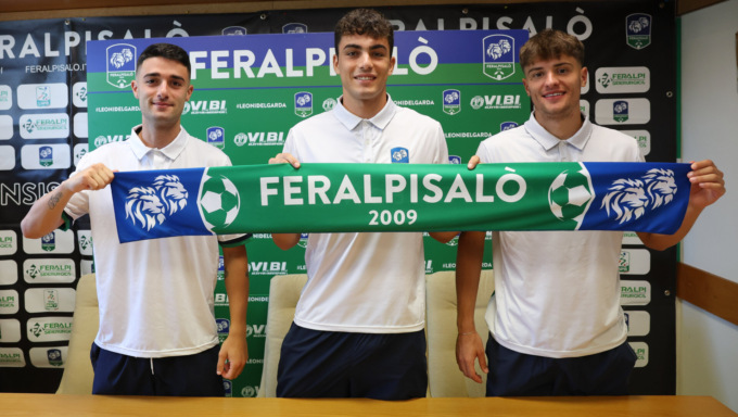 Feralpisalò: presentazione ufficiale di Ferrarini, Franzolini e Compagnon