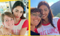 Belen Rodriguez: goloso selfie in Valcamonica