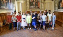 Delegazione di giovani da Darmstadt in visita a Palazzo Loggia