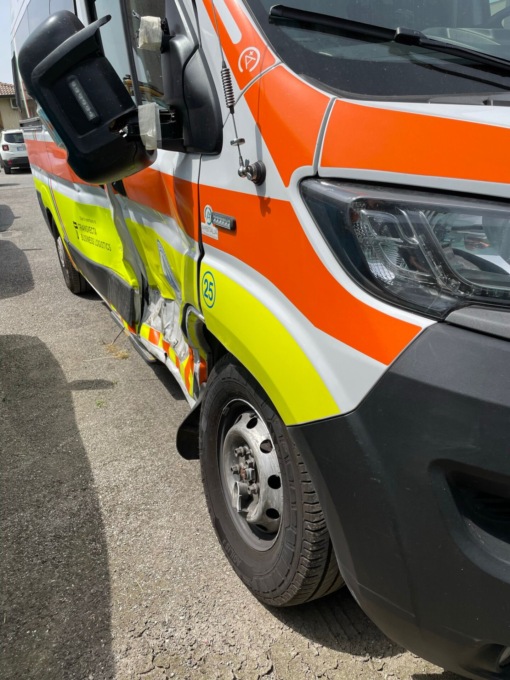 Ambulanza distrutta: il Cosp di Flero lancia l’SOS