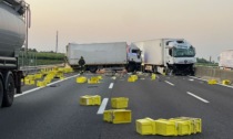 A4, incidente fra Rovato e Palazzolo: traffico in tilt e code chilometriche