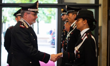 Il Comandante Giuseppe De Riggi in visita a Brescia