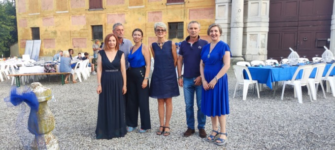 Cena dell’Acqua, Cena in blu in scena a Seniga