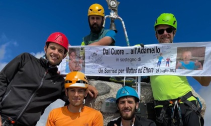 Da Coccaglio all'Adamello (e ritorno) in 22 ore: l'impresa solidale di Michele Lancini