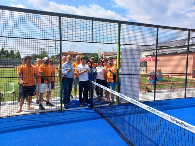 Inaugurato il nuovo campo da padel di San Martino