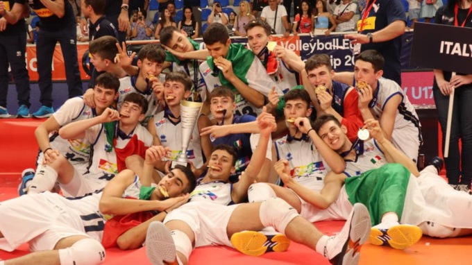 Andrea, un adrense nel team campione d’Europa di volley U17