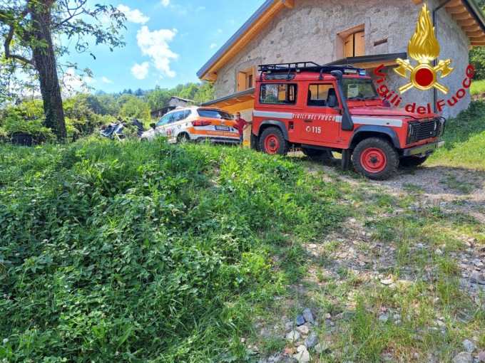Escursionista ferito in una zona impervia, l’intervento dei Vigli del Fuoco