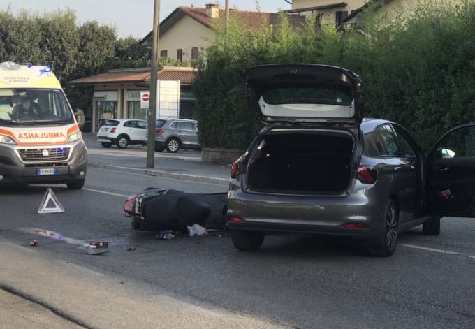 Montichiari: incidente in via Mantova
