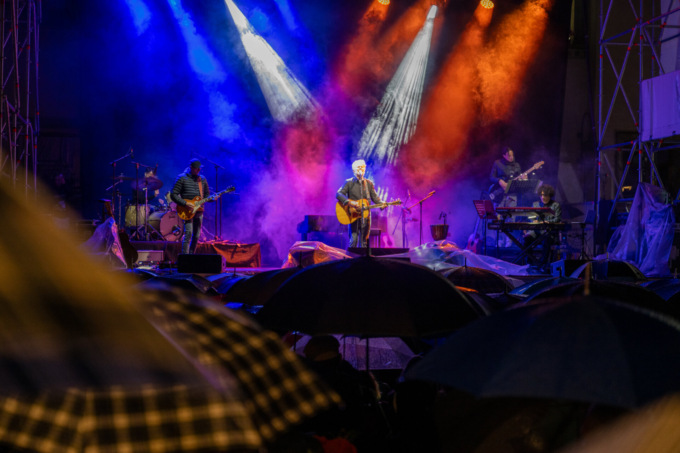 Ron a Livigno, grande successo anche sotto la pioggia