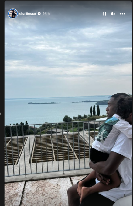 Alaba del Real Madrid in relax tra Gardone Riviera e Salò