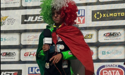 Francesco, il baby pilota di Gussago è Campione Italiano di minimoto