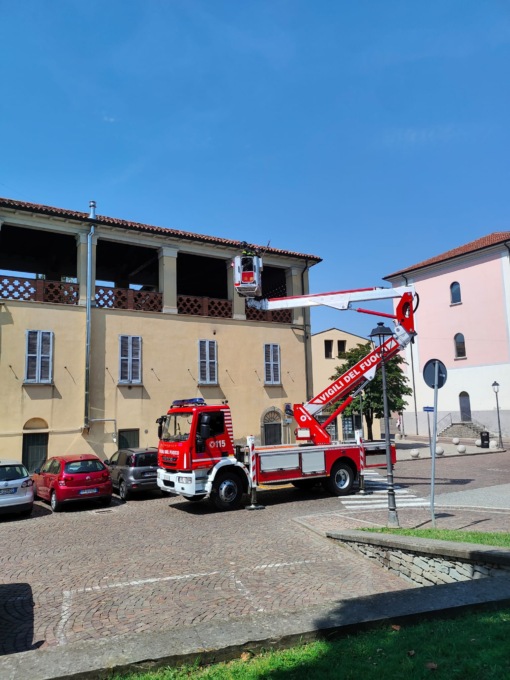 Coppi pericolanti, intervengono i Vigili del Fuoco