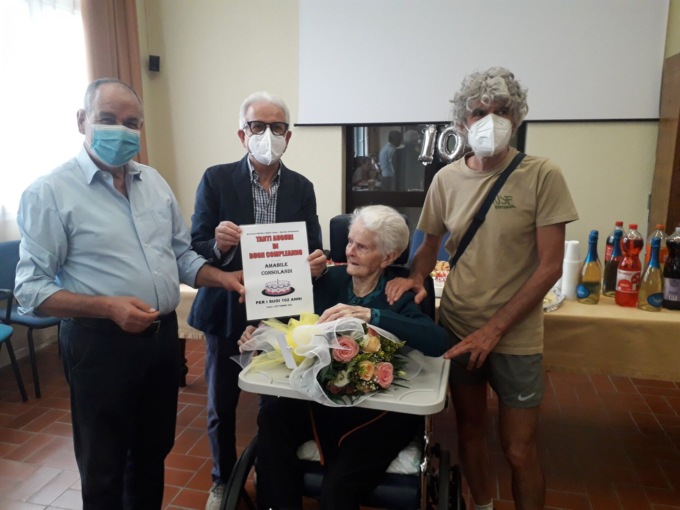 Amabile Consolandi ha spento 102 candeline