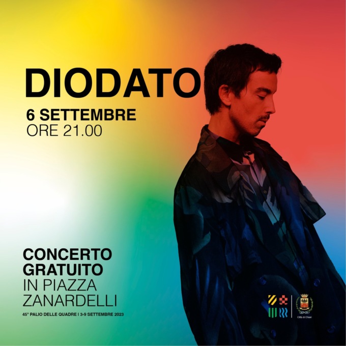 Diodato questa sera al Palio delle Quadre