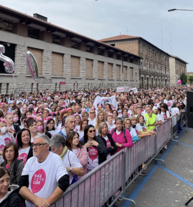 In attesa della partenza Race for the Cure Brescia 2022