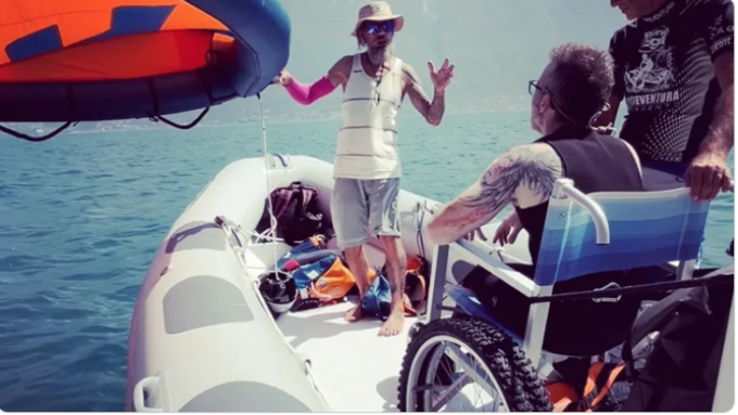 Wingfoil, da Campione al via la raccolta fondi all’insegna dell’inclusività