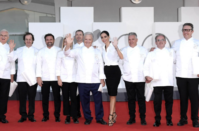 Iginio Massari e la figlia Debora alla Mostra internazionale d’arte cinematografica a Venezia