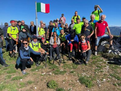 Senza barriere sul Pizzocolo grazie a Joelette