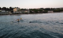 Swim The Garda: al via questa mattina l'impresa di Marco Fratini, 147 chilometri a nuoto in 60 ore